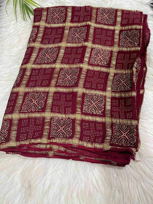 All Over Gharchola Saree