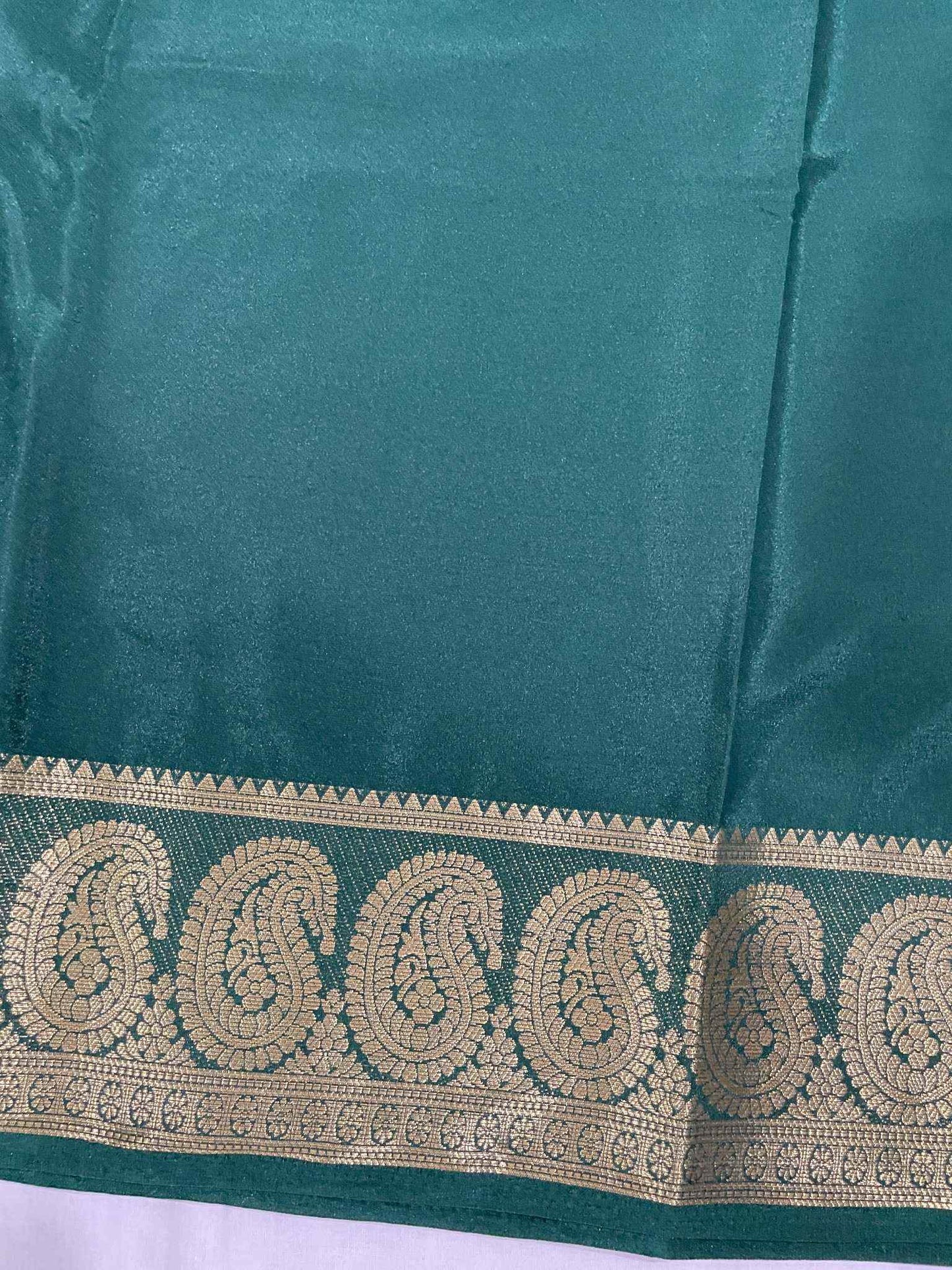 Green Semi Silk Saree