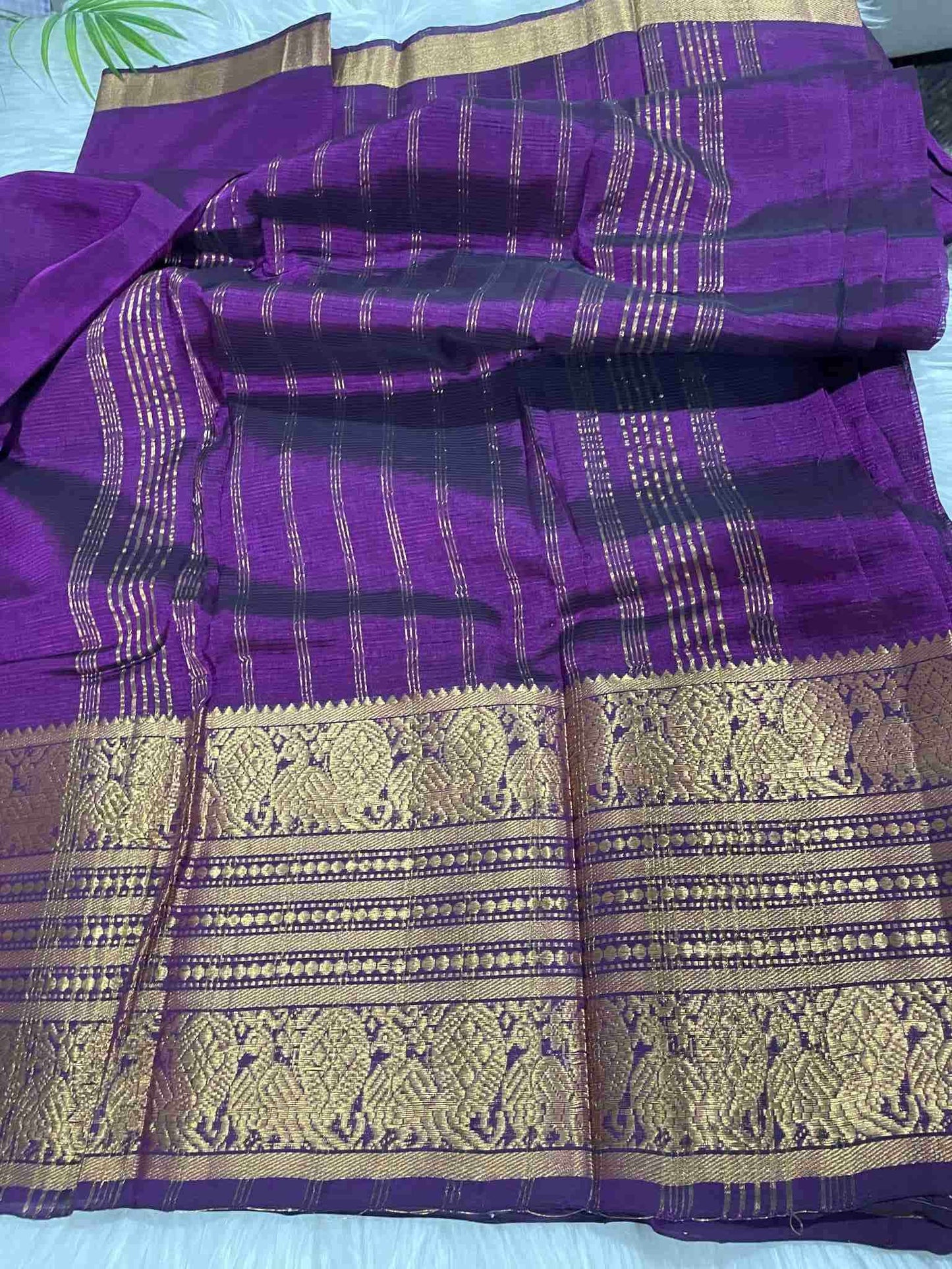 Megenta Mangalagiri Saree