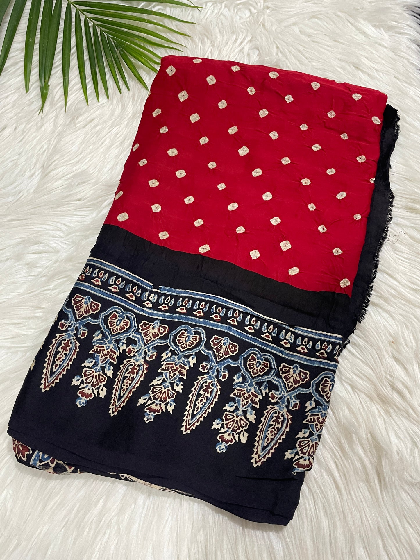 Red Modal Bandini Saree